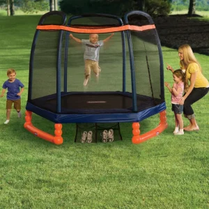Alternative view of 7ft. Trampoline with Safety Net Enclosure