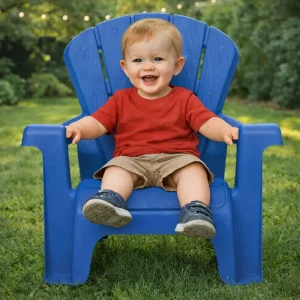 Alternative view of Garden Chair - Blue 2 Pack