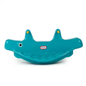 Alternative view of Whale Teeter Totter - Blue